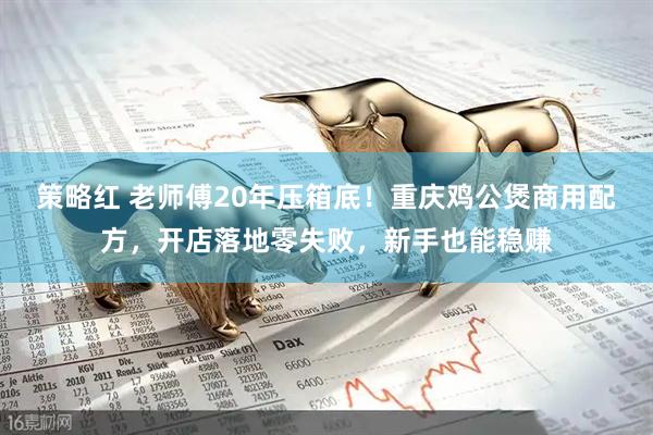 策略红 老师傅20年压箱底！重庆鸡公煲商用配方，开店落地零失败，新手也能稳赚